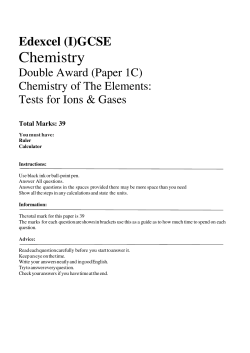Chemistry - SAVE MY EXAMS!