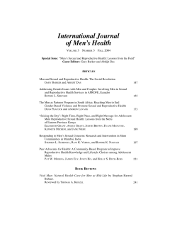 International Journal of Men`s Health