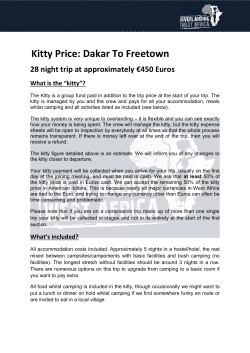 Kitty Price: Dakar To Freetown