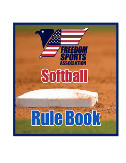 2016 Freedom Sports Rule Book