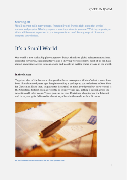It`s a Small World