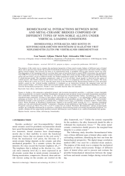 biomechanical interactions between bone and metal