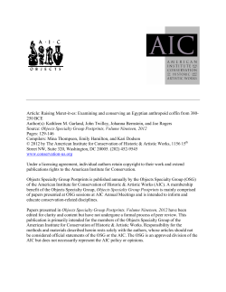 full article - Resources | Conservation Online