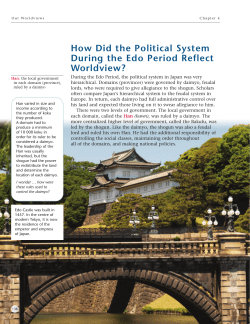 How Did the Political System During the Edo Period