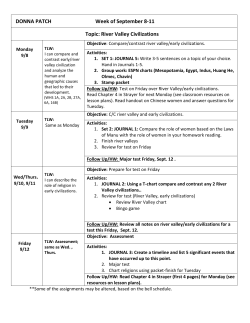 DONNA PATCH Week of September 8