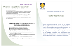 Tips for Teen Parties