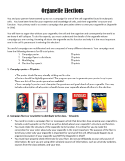 Organelle Elections
