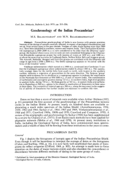 Geochronology of the Indian Precambrian