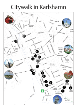 Citywalk in Karlshamn