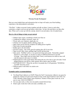 Here are some helpful hints and information that