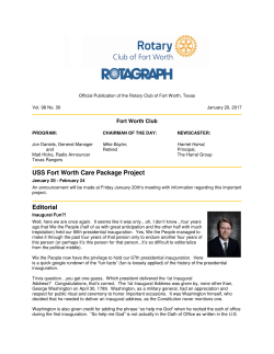 Rotagraph - Rotary Club of Fort Worth
