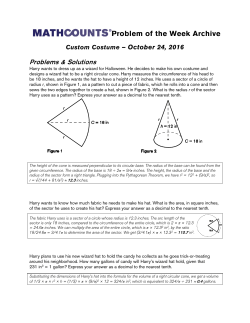 Problem of the Week Archive