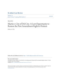Martin v. City of Del City - St. John`s Law Scholarship Repository