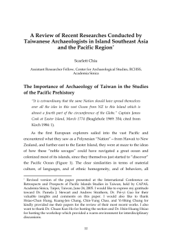 A Review of Recent Researches Conducted by Taiwanese