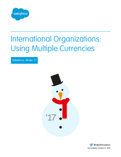 International Organizations: Using Multiple