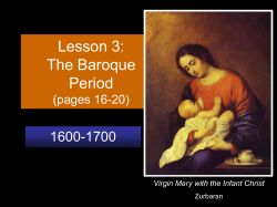 The Baroque Period - Calvary, Dallas, TX