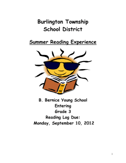 A. 3rd grade summer reading packet