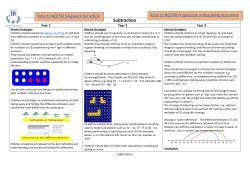 Subtraction - Castle Academy