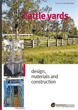 Cattle yards