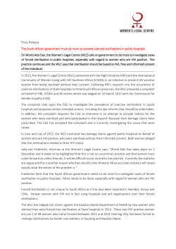 Press Release The South African government must do more to