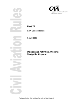 Part 77 - Civil Aviation Authority of New Zealand