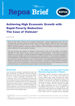 Achieving High Economic Growth with Rapid Poverty Reduction