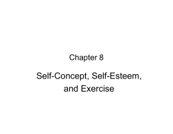 Self-Concept, Self-Esteem, and Exercise