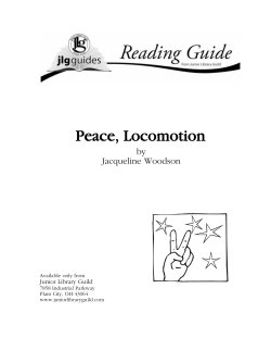 Peace, Locomotion - Junior Library Guild