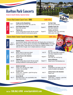 Aselton Park Concerts
