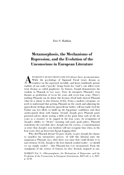 Metamorphosis, the Mechanisms of Repression, and the