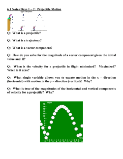Projectile Motion