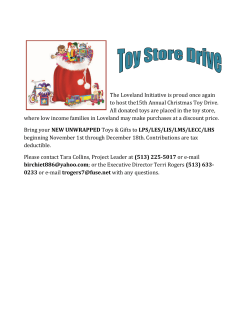The Loveland Initiative is proud once again to host the15th Annual