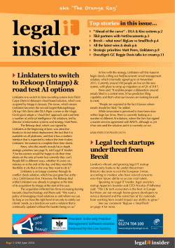 June - Legal IT Insider