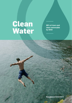 Clean Water: 90% of rivers and lakes