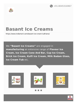 Basant Ice Creams