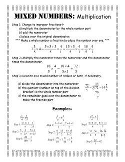 Multiplication