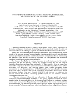1 CONTINENTAL TRANSFROM BOUNDARIES