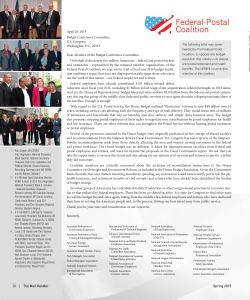 April 20, 2015 Budget Conference Committee U.S. Congress