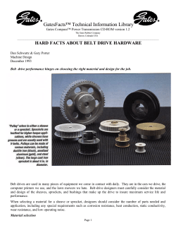 Hard Facts About Belt Drive Hardware