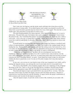 A Martini By Any Other Name