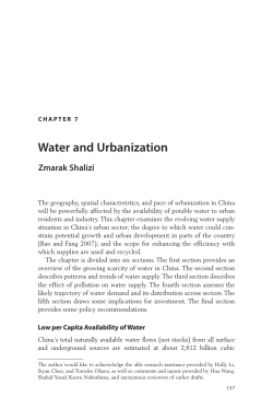 China Urbanizes - World Bank Group