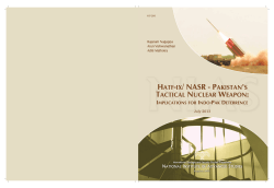 Nasr/Hatf-IX - International Strategic and Security Studies Programme