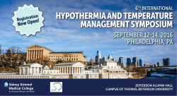 hypothermia and temperature management symposium