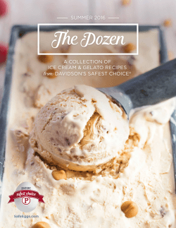 homemade ice cream and gelato recipe booklet