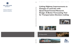 Linking Highway Improvements to Changes in Land Use with Quasi