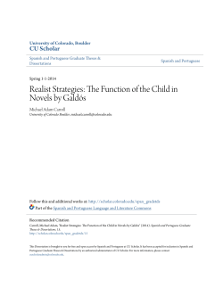 Realist Strategies: The Function of the Child in Novels
