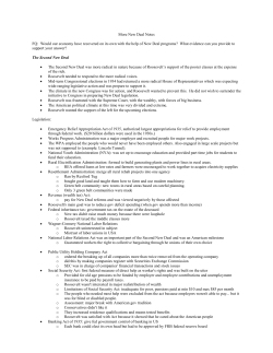 New Deal Notes