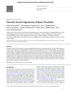Discrete Neural Signatures of Basic Emotions