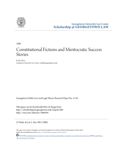Constitutional Fictions and Meritocratic Success Stories