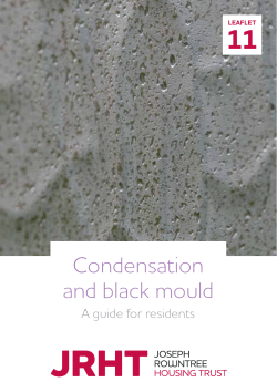 Condensation and black mould - The Joseph Rowntree Housing Trust